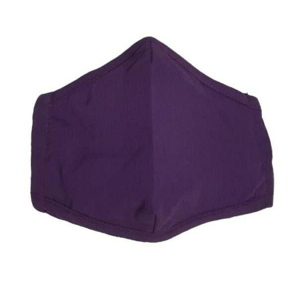 2 Youth Face Masks Purple & Unicorn Rainbows Hearts Stars Lined Adjustable Cover - Picture 4 of 10